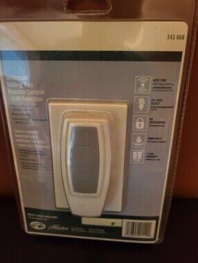 Hampton Bay Universal Ceiling Fan Remote Control - White/Grey